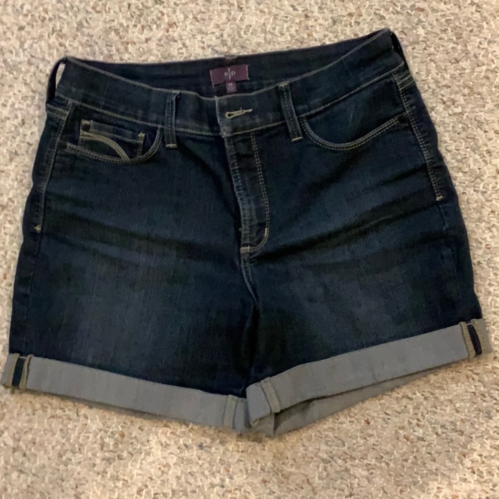 Dark Blue Denim Women's Shorts